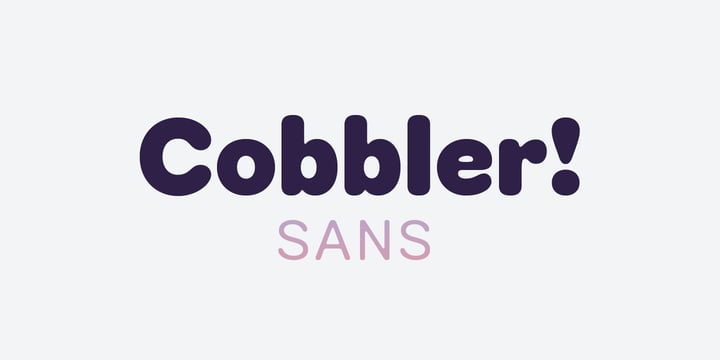 Cobbler Sans Font Poster 1