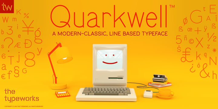 Quarkwell Font Poster 1