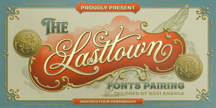 NS Lasttown Font Poster 1