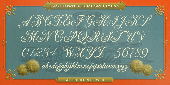 NS Lasttown Font Poster 2