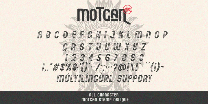 Motgan Font Poster 2
