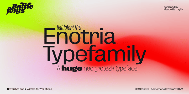 Enotria Font Poster 1