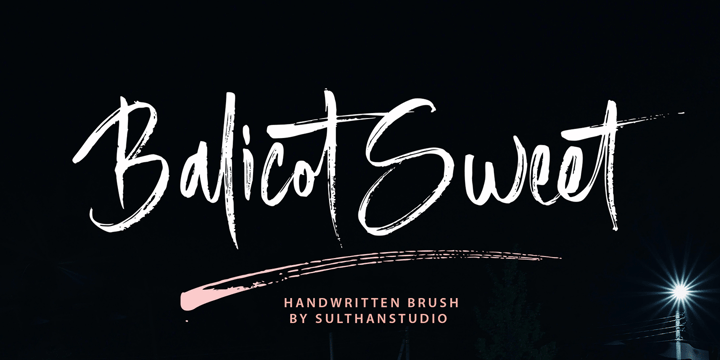 Balicot Sweet Font Poster 1