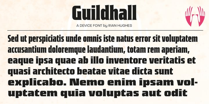 Guildhall Font Poster 8