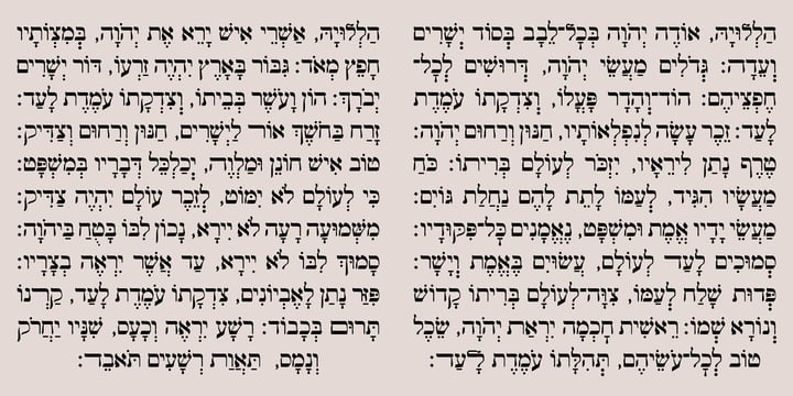 Hebrew Yiddish Std Font Poster 7