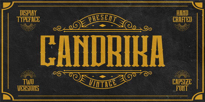 Candrika Font Poster 1