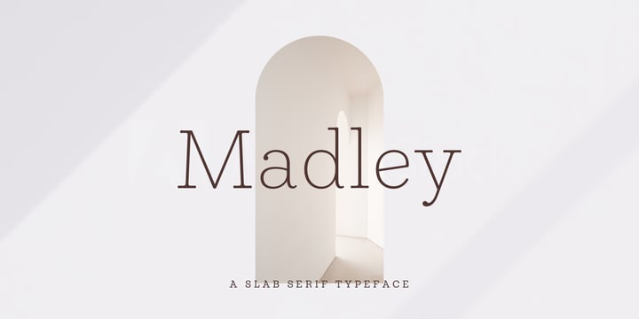 Madley Font Poster 1