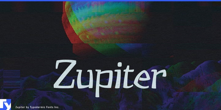 Zupiter Font Poster 1