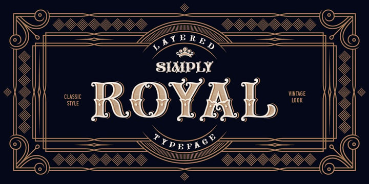 Simply Royal Font Poster 1