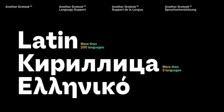 Another Grotesk Font Poster 5