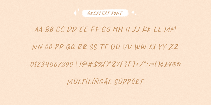 Greatest Fortune Font Poster 12
