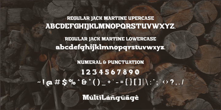 Jack Martine Duo Font Poster 7