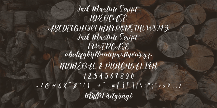 Jack Martine Duo Font Poster 8