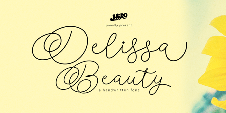 Delissa Beauty Font Poster 1