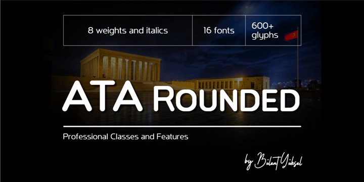 Ata Rounded Font Poster 1