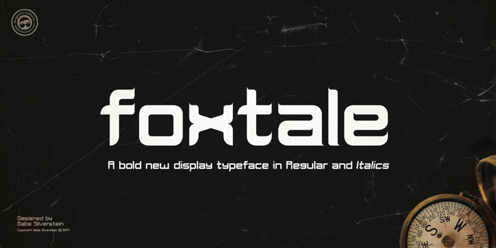 Foxtale Font Poster 1