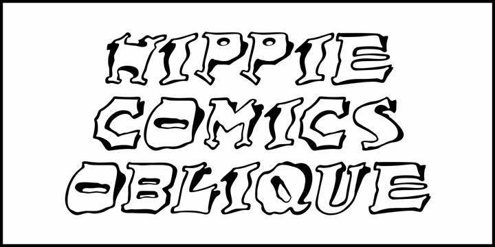 Hippie Comics JNL Font Poster 4