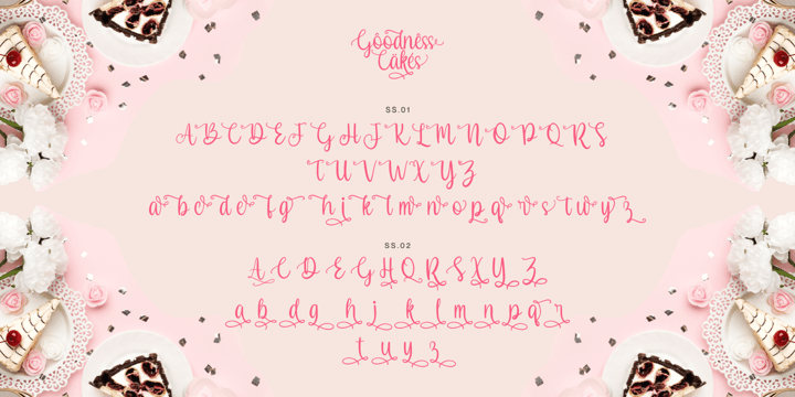 Goodness Cakes Font Poster 3