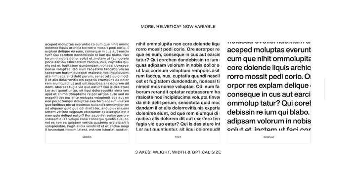 Helvetica Now Variable Font Poster 12