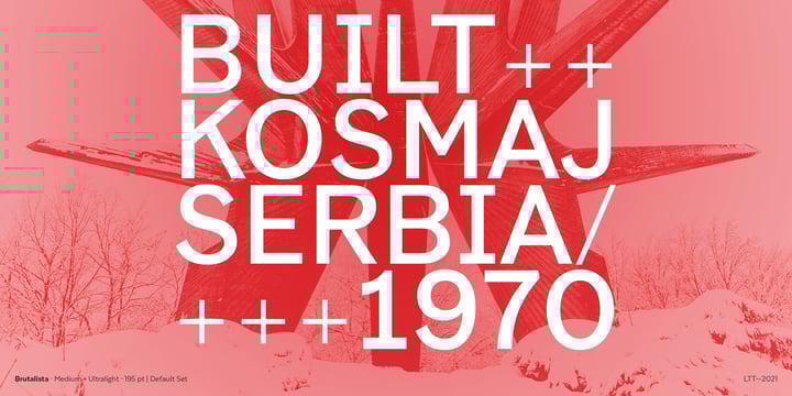 Brutalista Font Poster 8
