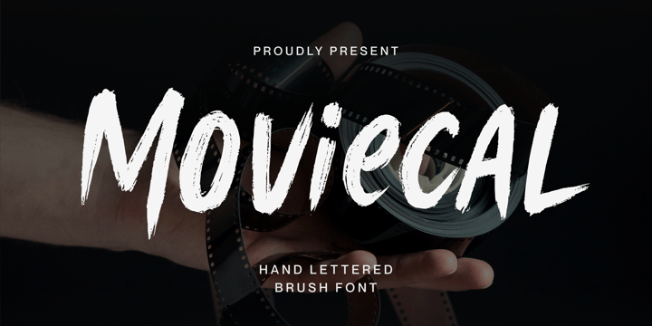 Moviecal Font Poster 1