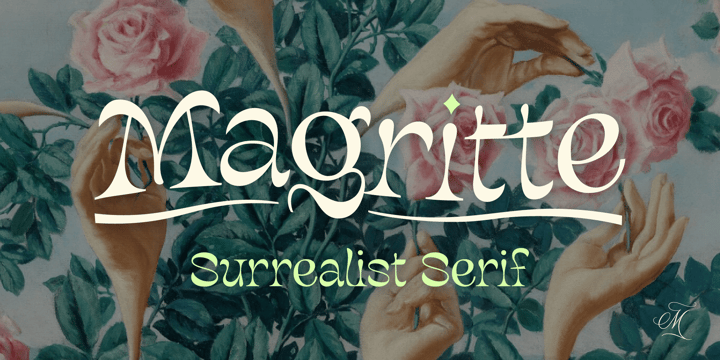 Magritte Font Poster 1