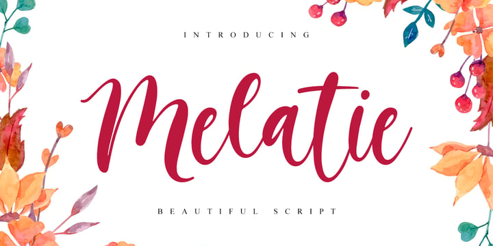 [fhocwtbiwx] Download Melatie Fonts Family From Almarkha Type