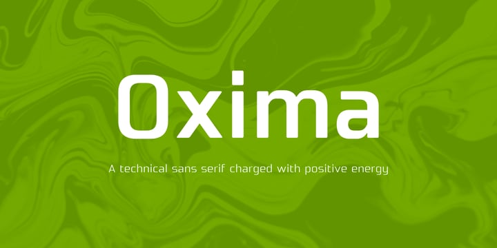 Oxima Font Poster 1