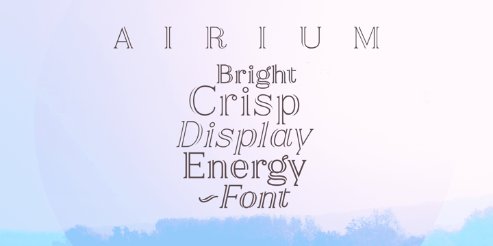 Airium Font Poster 5