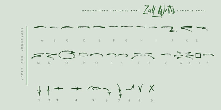 Zull Wettis Cyrillic Font Poster 15