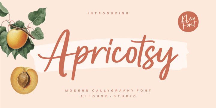Apricotsy Font Poster 1