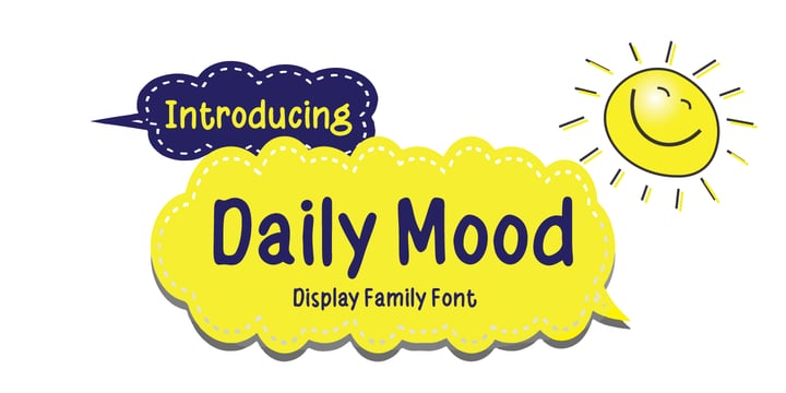 Daily Mood Font Poster 1