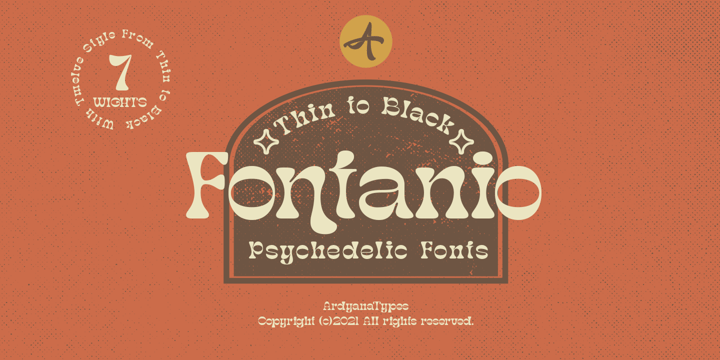 Fontanio Font Poster 1