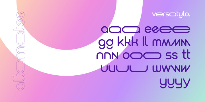 Versatylo Rounded Font Poster 10
