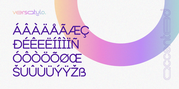 Versatylo Rounded Font Poster 8