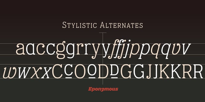 Eponymous Font Poster 12