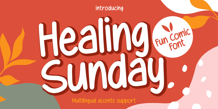 Healing Sunday Font Poster 1