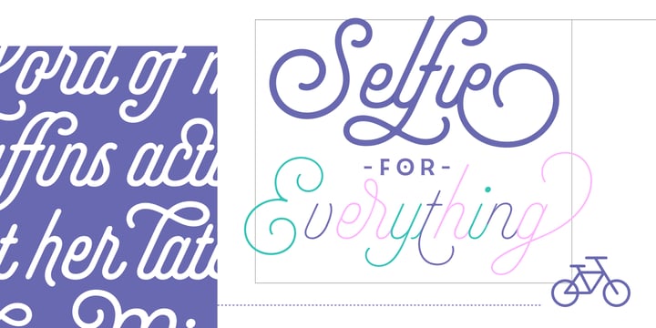 Selfie Neue Rounded Font Poster 12