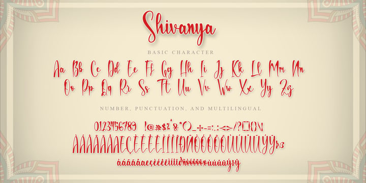 Shivanya Font Poster 9