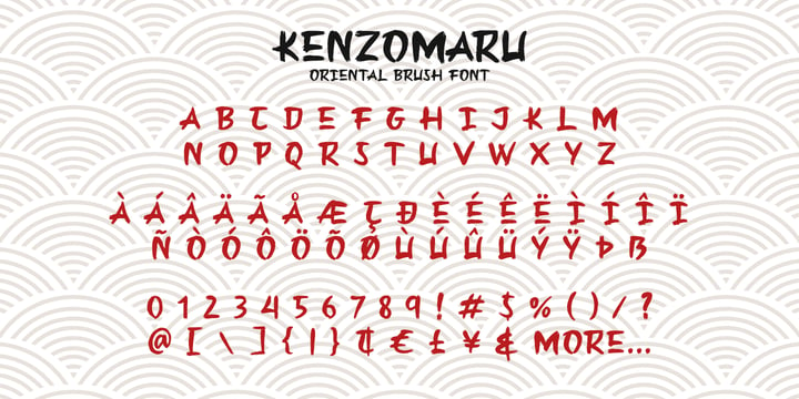 Kenzomaru Font Webfont Desktop Myfonts