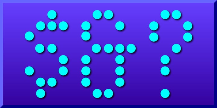 Display Dots Four Sans
