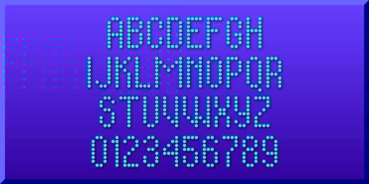 Display Dots Four Sans