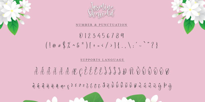Jasmine Sheffield Font Webfont Desktop Myfonts
