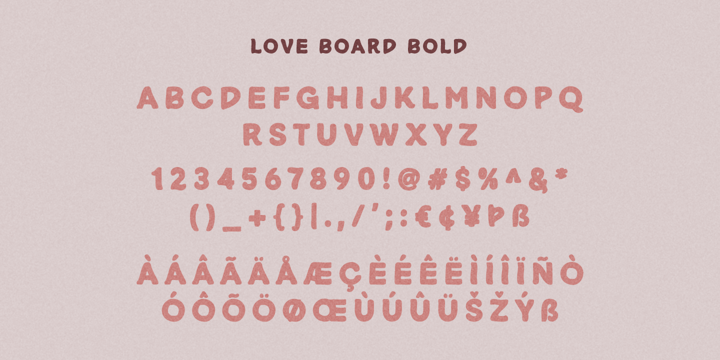 Love Board Font Webfont Desktop Myfonts