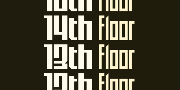 Elevator Sans Font Poster 4