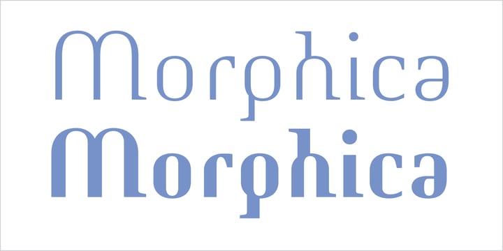 Morphica Font Poster 1