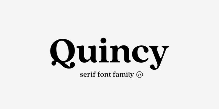 Quincy CF Font Poster 1