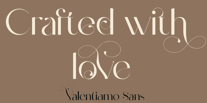 Valentiamo Sans Font Poster 12