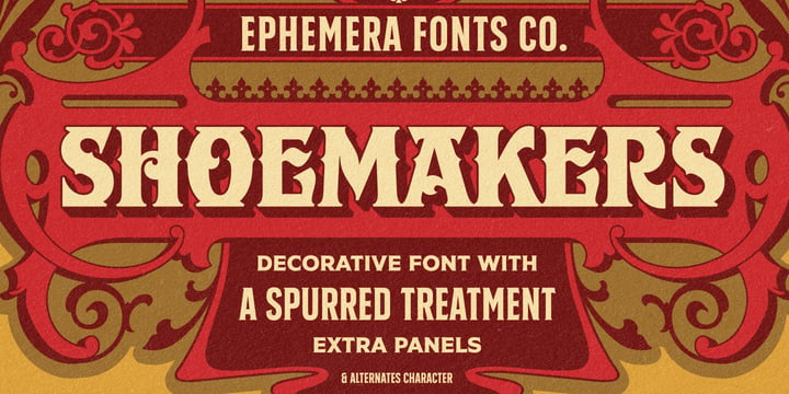 [kjswxwbykh] Download Ephemera Shoemakers Fonts Family From Ephemera Fonts