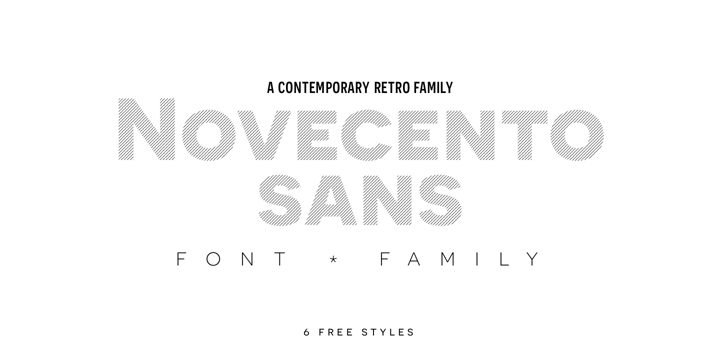 Novecento Sans Font Poster 1